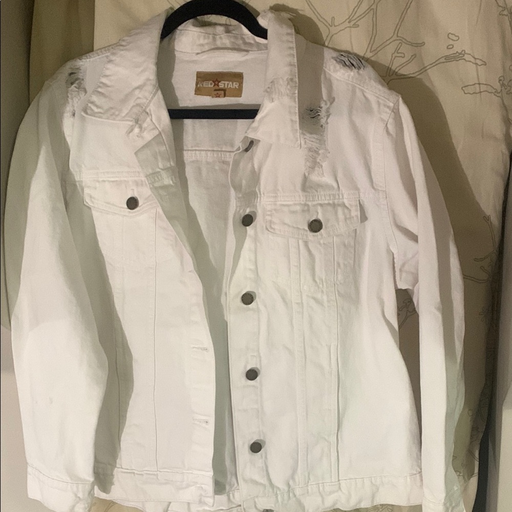 White Denim Jacket